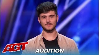 Luca Di Stefano: The Judges Can NOT Beileve The Voice Coming out Of His Mouth!