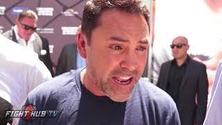 OSCAR DE LA HOYA ON THE GAMEPLAN TO BEAT GENNADY GOLOVKIN