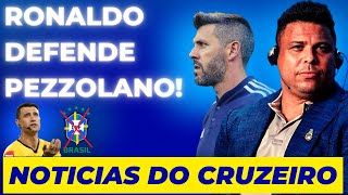 Ronaldo defende Pezzolano no Cruzeiro e questiona árbitros!