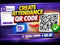 How to Create an Attendance QR Code Using Google Forms & QR io Step by Step