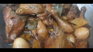 BEST PINOY FOOD? | Nagluto at Nagmukbang ako ng Chicken adobo with Pineapple at boiled eggs