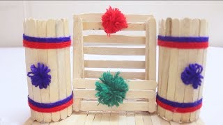 DIY Popsicle stick craft Ideas | Popstick crafts project | Ice Cream Stick hack | Deshi Art&Craft 8m