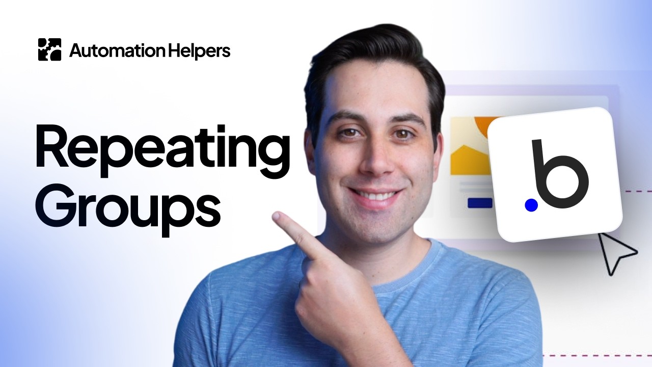 How To Use Repeating Groups Bubbleio Tutorial Youtube