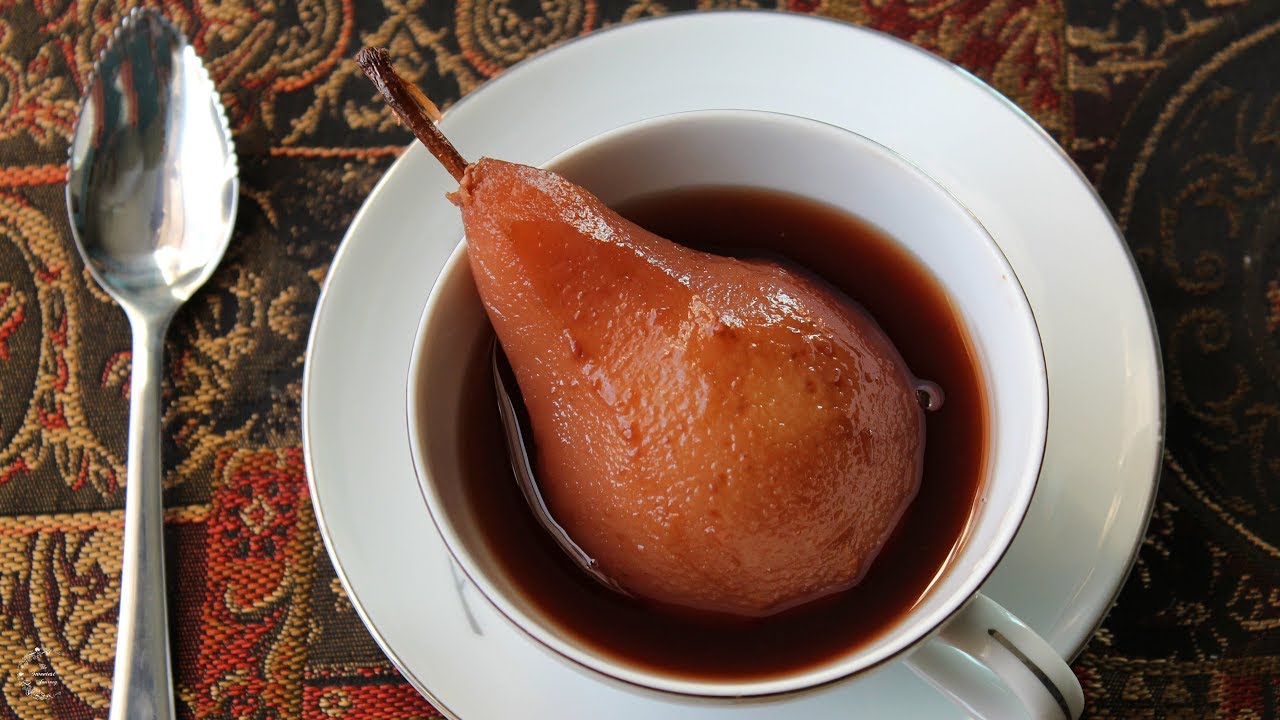 Poached Pears In Wine Recipe | Slow Cooker Recipes | The Sweetest ...