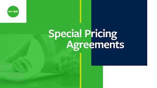 Enable - Special Pricing Agreements