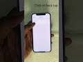 How to use double tap feature in IPhone #iphone #iphone12 #iphonehacks #apple #technology #doyouknow
