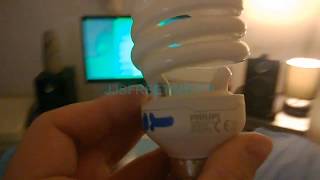 EOL of a philips 20w cfl bulb downstairs