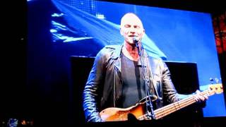 Sting concert during Oracle Appreciation night for JavaOne 2011