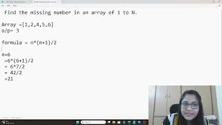 How to Find Missing Number Using Sum Formula | Coding Interview Problem