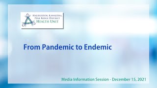 From Pandemic to Endemic