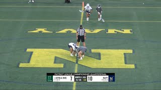 Navy vs Loyola | Faceoff Highlights | Mens College Lacrosse | Patriots Quarterfinals | 4/30/24