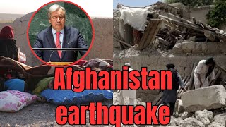 UN Chief Appeals for Global Assistance After Afghanistan Earthquake