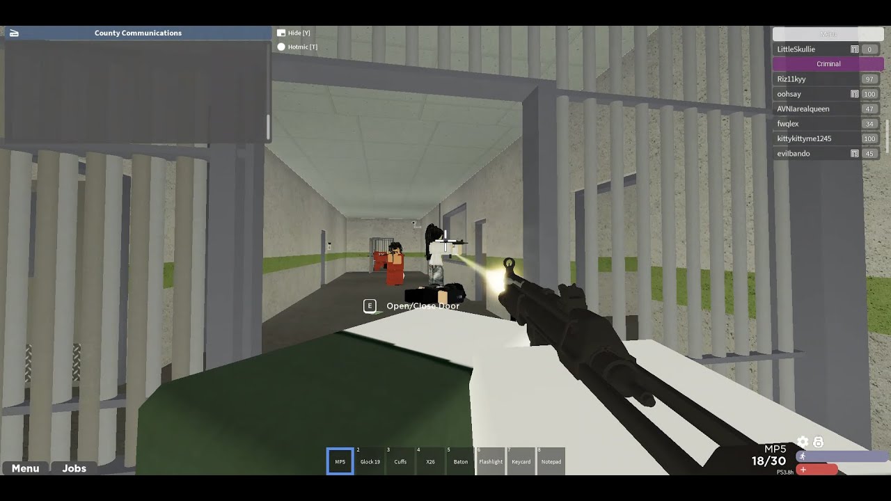 Roblox County Jail Roleplay - The Riots - YouTube