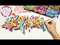 How To Draw 3D Graffiti Letters - Ohuhu 320 Bursh Marker Review