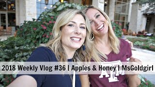 2018 Weekly Vlog #36 | Apples \u0026 Honey | MsGoldgirl