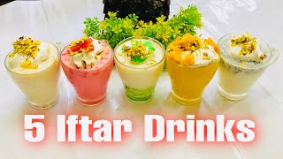 5 Iftar Drinks | Best Iftar Drinks Recipe | Ramadan Recipes By Kitchen Kadai With Paru