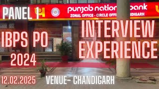 IBPS PO Interview Experience | 12.02.2025 | Chandigarh | PNB🎉