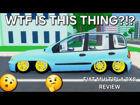FIAT MULTIPLA 8X8 REVIEW!!! [Roblox - Car Dealership Tycoon]
