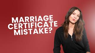 How to Fix a Mistake on Your Marriage Certificate (Step-by-Step) Ep 7