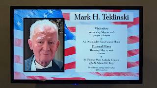 Mark Teklinski Funeral Home May 20, 2026 Polonia Michigan USA