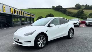 2022 TESLA LONG RANGE AWD Dual Motor 507 BHP in White for sale at Castle Motors