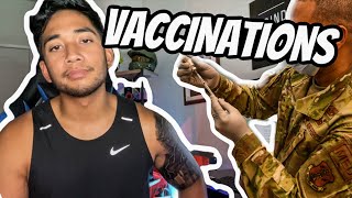 UPDATE MANDATORY AIR \u0026 SPACE FORCE VACCINATIONS / 10 Years in the MILITARY