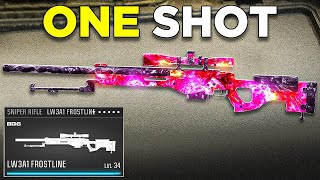 the *ONE SHOT* LW3A1 FROSTLINE in WARZONE! 😍 (Best LW3A1 Frostline Class Setup)