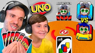 BRANCOALA E MARCOS JOGAM ROBLOX UNO - Família BrancoalaGames
