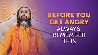 Just Remember This 1 Thing Before You Get Angry | Swami Mukundananda on Anger issues