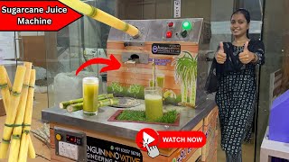 Sugarcane Juice Machine શેરડીના રસનું મશીન |New Business 2024 | Sugarcane Machine#trending#video