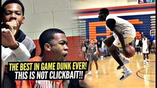 The BEST In-Game Dunk EVER By a High Schooler!!! NOT CLICKBAIT!!! HUMANITY Has EVOLVED!!!!