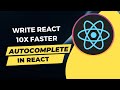 Code Faster in React JSX Using Emmet  in VS Code