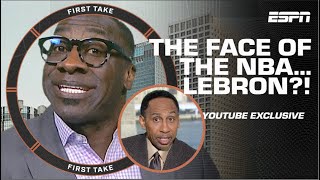 CLICKS & LIKES! Stephen A. & Shannon call LeBron the FACE of the NBA! | First Take YT Exclusive