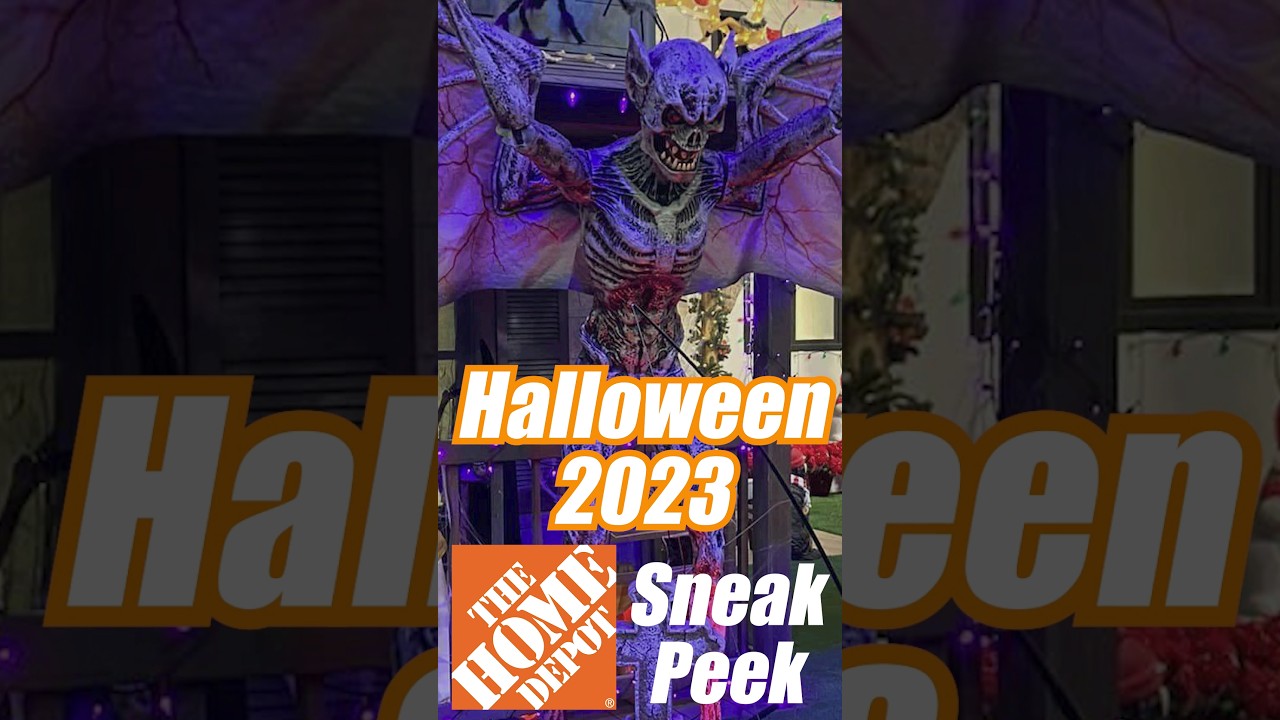 Get The FIRST Look At Halloween 2023 Home Depot! - YouTube