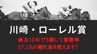 ローレル賞2020予想┃2019年川崎1600m戦で複勝率45.5％の種牡馬を教えます!