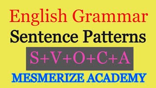 TNTET EXAM | Sentence Pattern || English Grammar || TET Exam