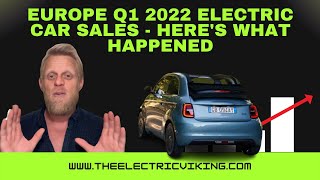 Europe Q1 2022 Electric car sales - here's what happened