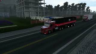 Scania 113 vermelha,.conjunto na vanderleia, Euro truck simulator 2 Mapa eaa Barsil!!