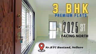 Premium 3BHK | 2025 SFT | North-Facing | Near RTC Bus Stand, Nellore