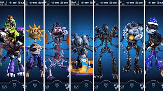 FNAF Security Breach Amalgamation Animatronics Workshop Animations
