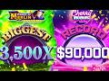 GAMBLING UNTIL MAX SPINS.. 2 RECORD WINS in ONE VIDEO!