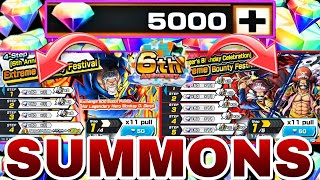 I Summoned On All 6th Anniversary Banners Together And This Happened... | One Piece Bounty Rush OPBR