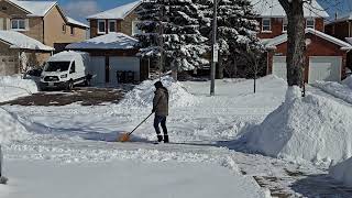 Snow Shovelling Feb 13th 2025