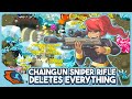 Chaingun Sniper Rifle Deletes Everything! - NIMRODS: GunCraft Survivor