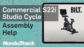 Commercial S22i Studio Cycle(NTEX02121.1): How to Assemble