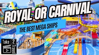 Carnival vs. Royal Caribbean Mega Ships: Food, Entertainment, Rooms, \u0026 Activities Compared!