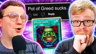 Do Commenters Understand Pot of Greed?