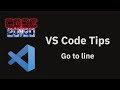 VS Code tips — Go to line