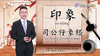 2022.8.17.台視台語新聞主播郭于中逐工一字「象」  （tshiūnn.siōng.siūnn）