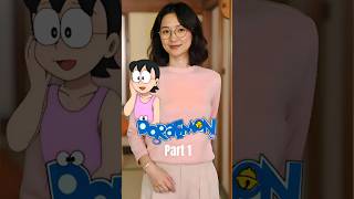 Doraemon in Real Life! 😱🎉 See AI Transform Your Faves! 👨👩👧🦾 #ai #doraemon #disneychannel